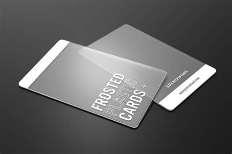 Frosted Plastic Cards - Press Miami