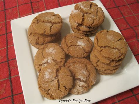 Lynda's Recipe Box: Molasses Sugar Cookies