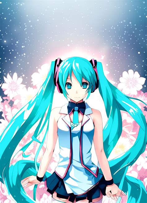 Hatsune Miku 2 - AI Generated Artwork - NightCafe Creator