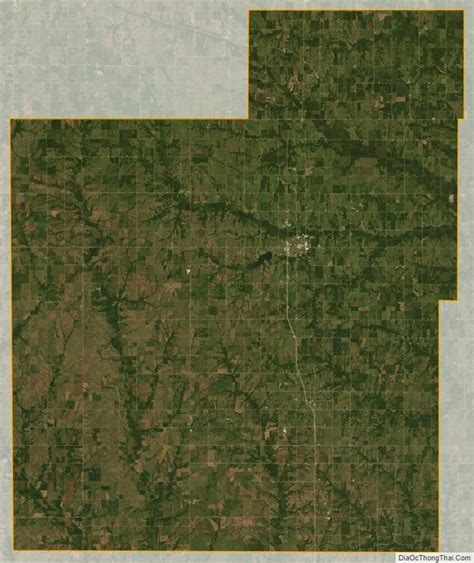 Map of Jackson County, Kansas