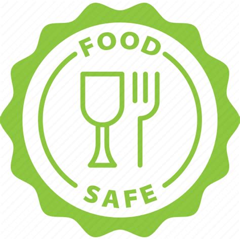 Food, safe, label, stamp, green, food safe icon - Download on Iconfinder