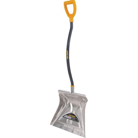 True Temper Snow Shovel 20 in. Blade Ergonomic Handle Steel Wear Strip Aluminum 689190274172 | eBay