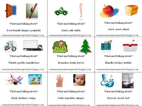 Communication Station: Speech Therapy PLLC: FREEBIE Friday: Parts of a ...