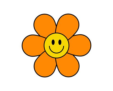 Free Retro Flower Smiley Face Svg Groovy Cut File Cra - vrogue.co