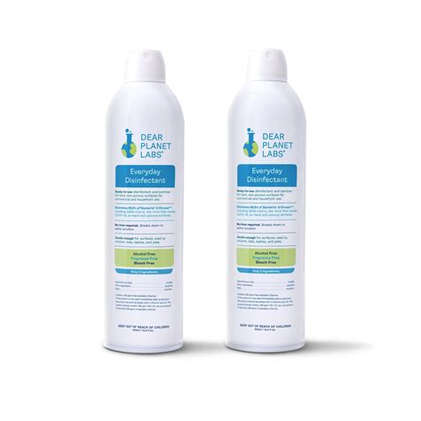 Hypochlorous Acid Disinfectant Spray (2-pack) | Dear Planet Labs