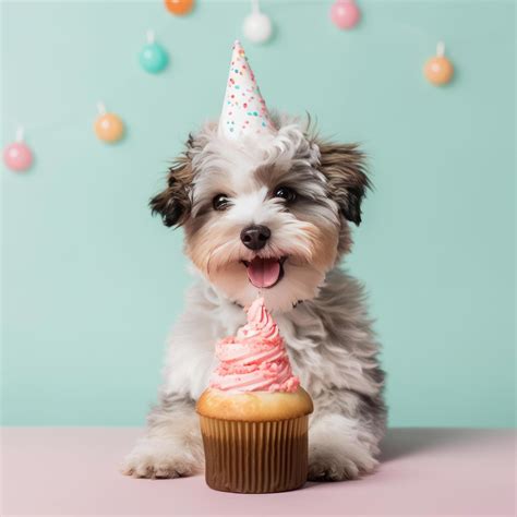 Cute funny birthday dog. Illustration 22777408 Stock Photo at Vecteezy