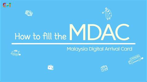 How to fill the MDAC (Malaysia Digital Arrival Card) Malaysia Entry Requirements - YouTube