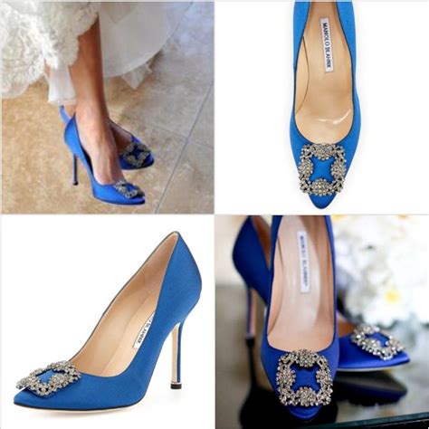 Blue Wedding Shoes | Badgley Mischka Bridal Shoes | Sex and the City