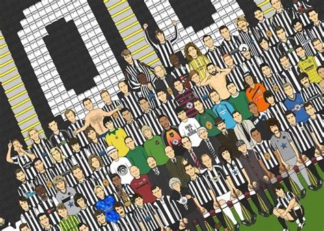 Stunning Newcastle United 'legends' poster features 105 names from the ...