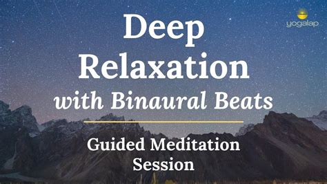 Deep Relaxation With Binaural Beats Music | Meditation with Michaël ...