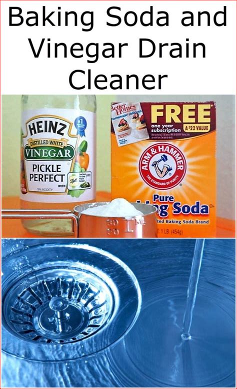 Baking Soda and Vinegar Drain Cleaner | Baking Soda Uses and DIY Home ...