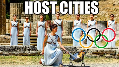 Every Host City Of The Summer Olympic Games - YouTube