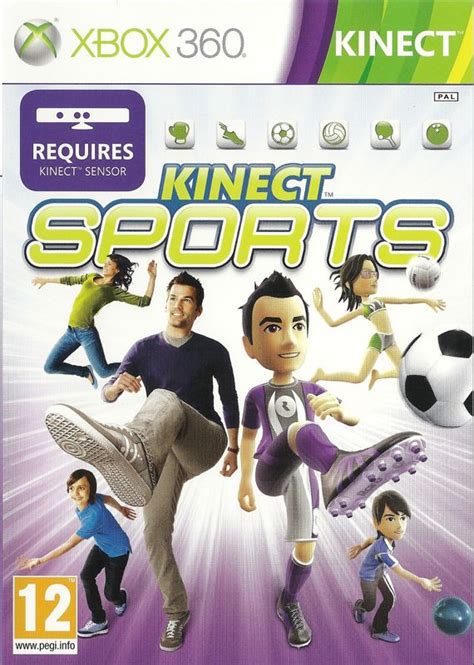 Kinect Sports (2010) Xbox 360 box cover art - MobyGames