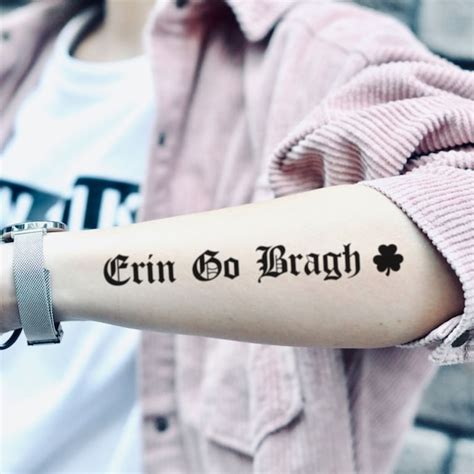 Erin Go Bragh Tattoo