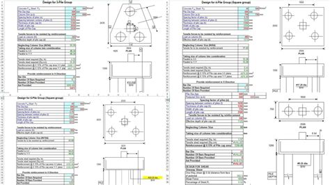 Helical Pile Design Spreadsheet with Helical Pile Design Software And Pile Cap Design ...