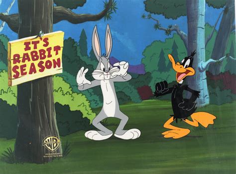 Daffy Duck And Bugs Bunny Rabbit Season