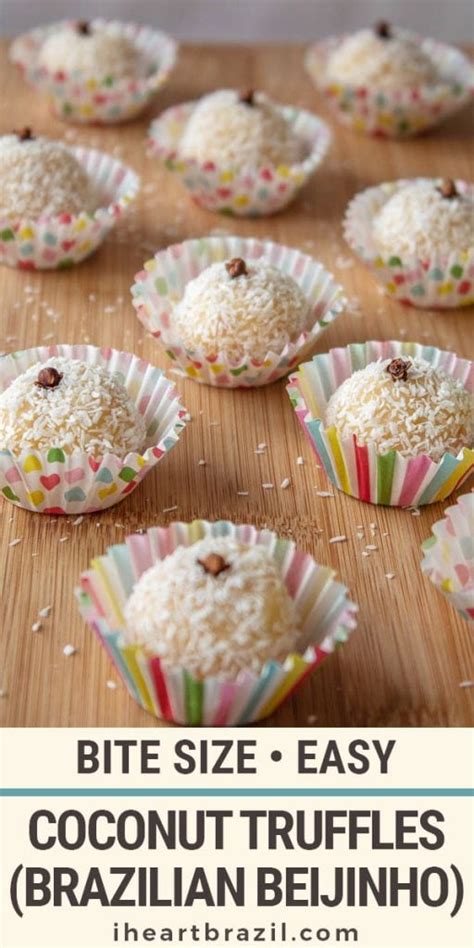 Beijinho Recipe (Coconut Brigadeiro) - The Brazilian Coconut Kisses