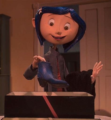 Coraline Movie Doll with Blue Hair