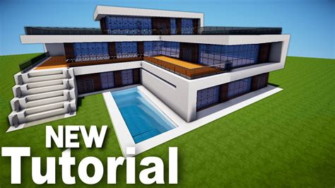 Minecraft: How to Build a Realistic Modern House / Best Mansion 2016 ...