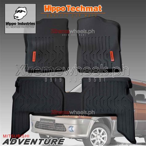 Mitsubishi Adventure 1997 - 2018 Version 2 (1st-2nd row) ( adventure Accessories) ( matting ...