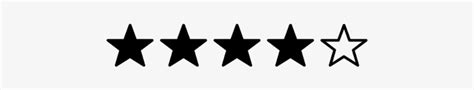 Starss - 4 Star Rating Icon - Free Transparent PNG Download - PNGkey