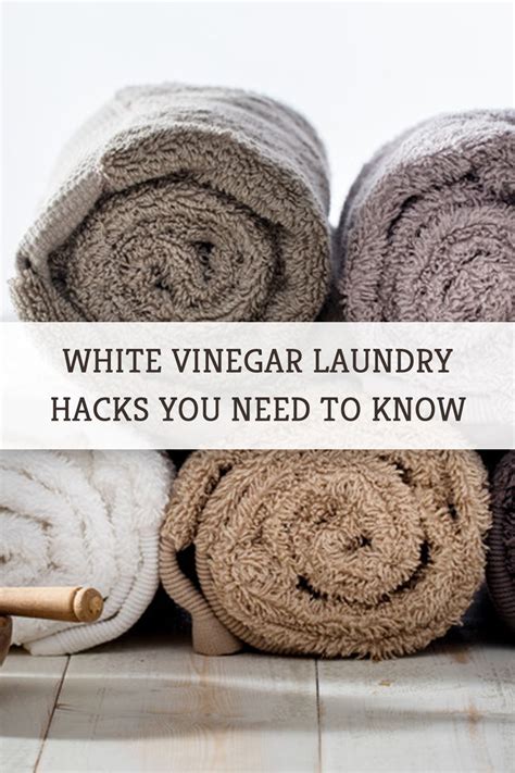 White Vinegar Laundry Hacks You Need To Know | Vinegar in laundry, White vinegar, Laundry hacks