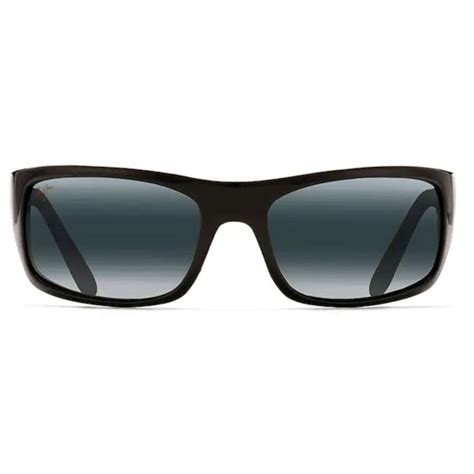 Maui Jim Peahi Polarized Sunglasses 202-02 / Black Frame / Neutral Grey ...