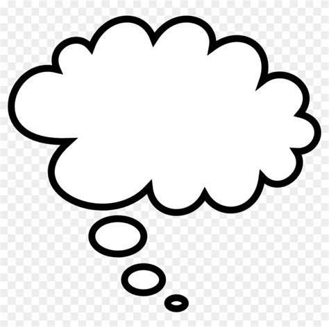 Cloud Clipart Dream Cloud - White Thought Bubble Png - Free Transparent PNG Clipart Images Download