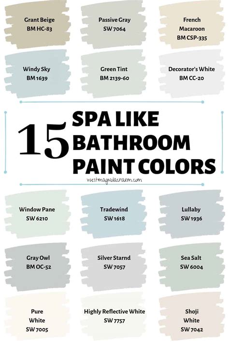 Top Bathroom Colors 2024 - Pam Lavina