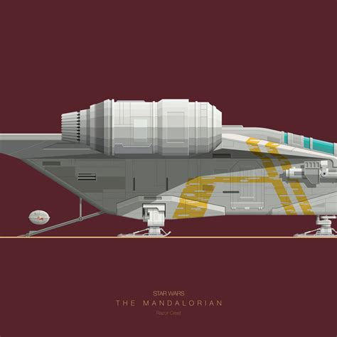 The Mandalorian - Razor Crest - Dot Press