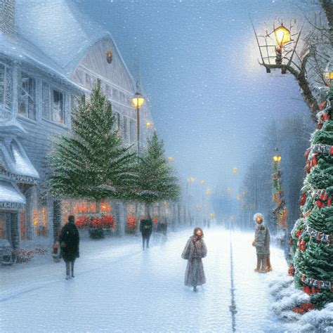 Leavenworth Christmas Snow Graphic · Creative Fabrica