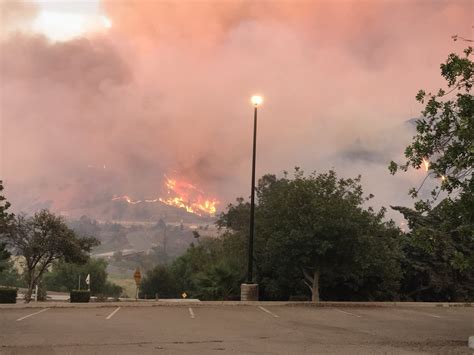 Wildfire spreads in Southern California; mandatory evacuations in effect