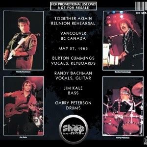 The Guess Who - Together Again Reunion Rehearsal (1983) 2 CD SET