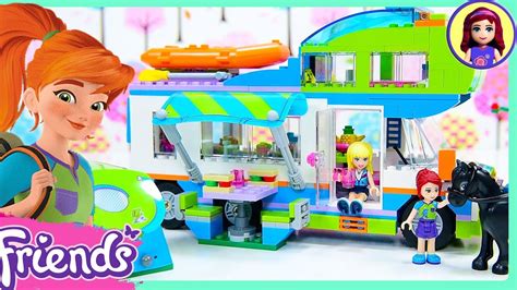 LEGO Friends Mia's Camper Van Build Silly Play Kids Toys - YouTube