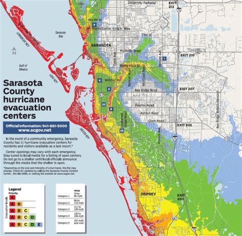 Sarasota County Hurricane Evacuation Maps Summer 2020 • SRQ Boomer Homes