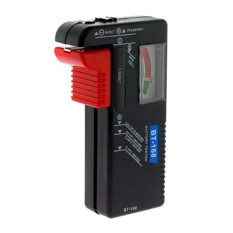 Black Universal Battery Tester for AA/AAA/C/D/9V/Button Cell Batteries - Walmart.com - Walmart.com