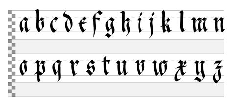 Fraktur Calligraphy Font - Jasminea level