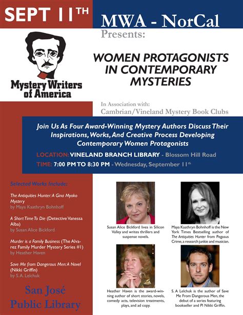 Mystery Writers of America Event!