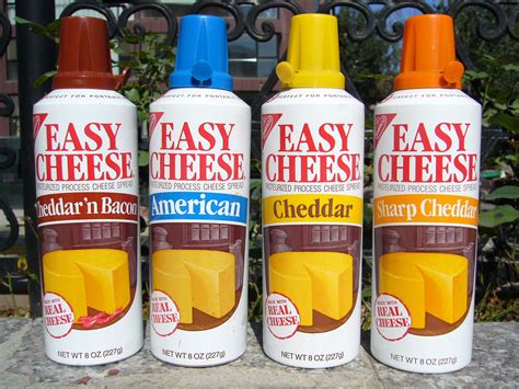 Easy Cheese | Four American Easy Cheese cans from the early … | Flickr