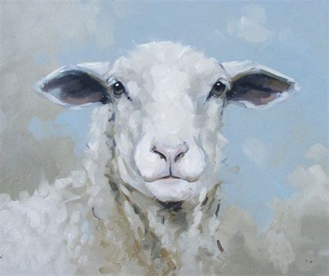 realistic Drawings of sheep | Paintings Of Sheep High Quality Oil ...