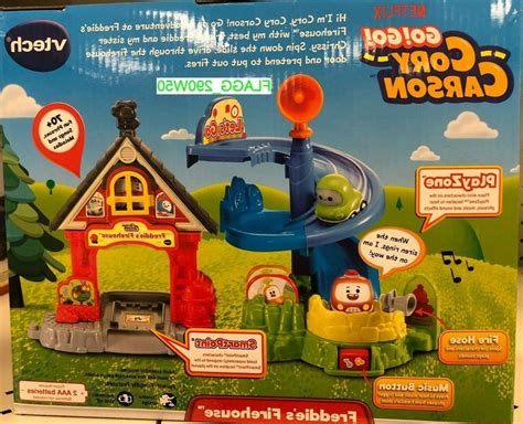 GO GO CORY CARSON Vtech FREDDIE'S FIREHOUSE PLAYSET