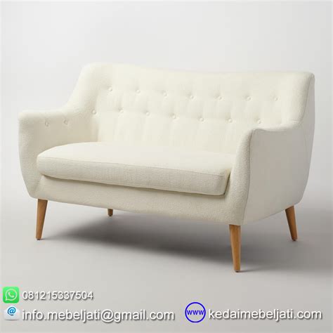 Beli kursi sofa retro minimalis bahan kayu jati jepara harga murah saja...