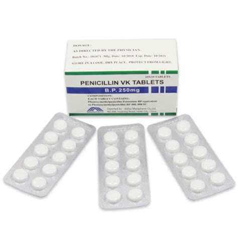 China Penicillin Vk Tablet 250mg 10*10/Box - China Penicillin Vk Tablet 250mg, Penicillin Vk Tablet