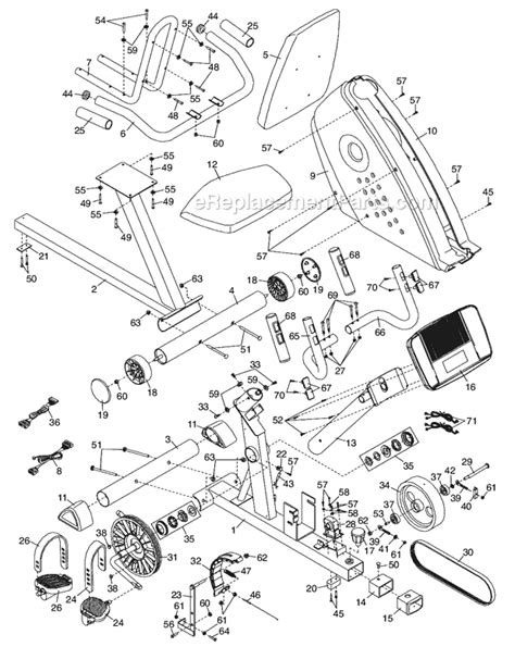 Proform Smr Exercise Bike Parts Diagrams | Reviewmotors.co