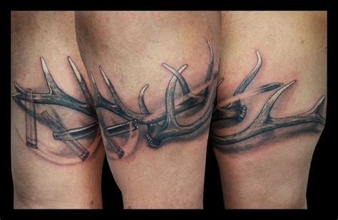 Elk Antler tattoo by JasonHanks on DeviantArt