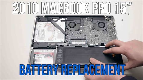 2010 Macbook Pro 15" A1286 Battery Replacement - YouTube