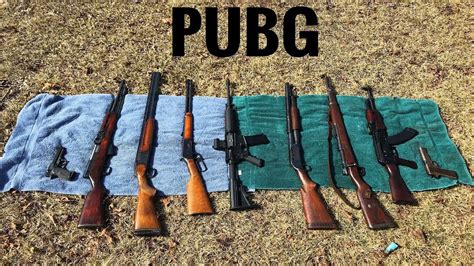 PUBG Guns In Real Life - YouTube