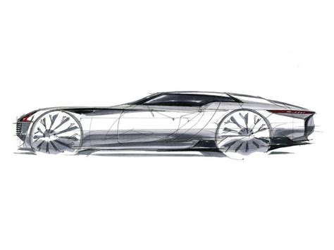How to sketch a car in side view - Car Body Design