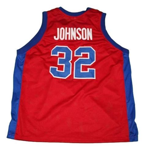 Magic Johnson #32 Vikings Basketball Jersey New Sewn Red Any Size ...