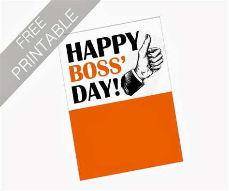 Printable Boss's Day Cards - Printable Word Searches